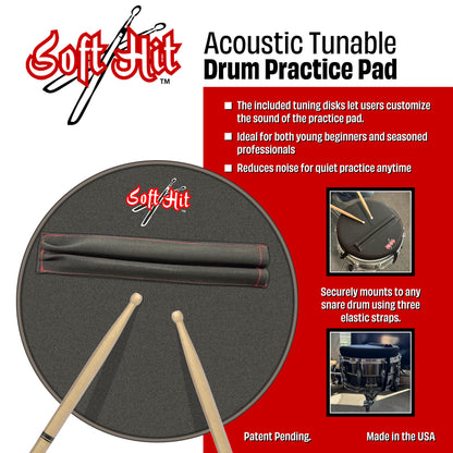 Acoustic Tunable Drum Practice Pad